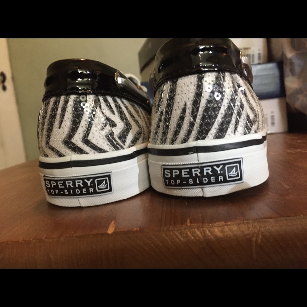 Nib Sperry Top-Sider Loafer Zebra Pattern - image 3